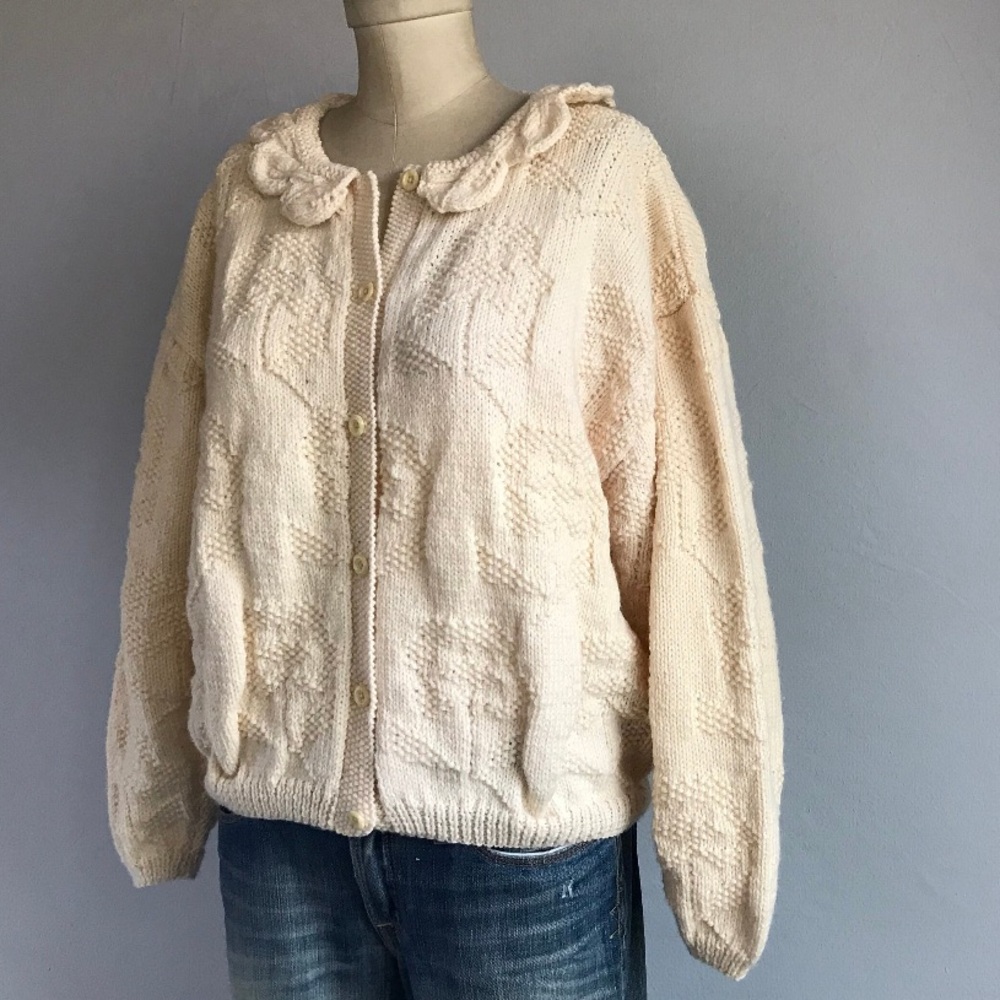 Vintage sweet textured cardigan - Picture 2 of 13